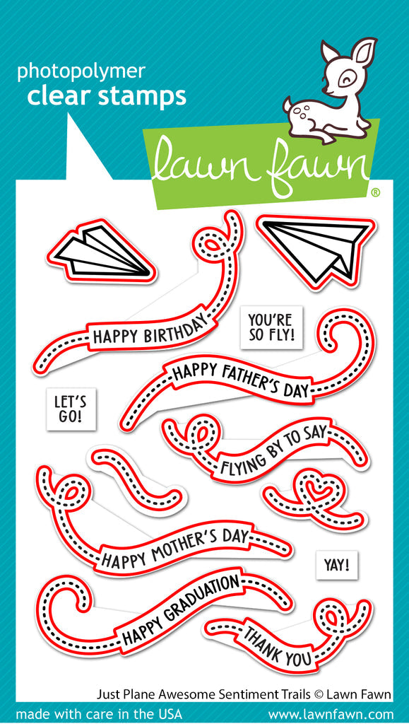 Just Plane Awesome Sentiment Trails Dies-Lawn Fawn