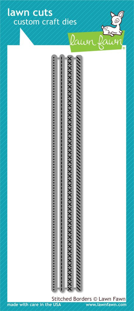 Stitched Borders Lawn Cuts Dies - Lawn Fawn