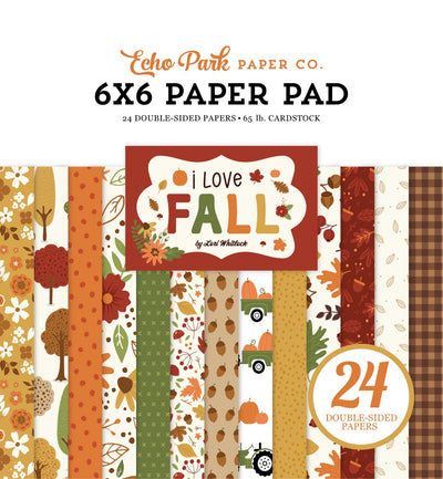 I Love Fall 6x6 Paper Pad - Echo Park