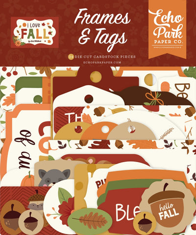 I Love Fall Frames & Tags- Echo Park