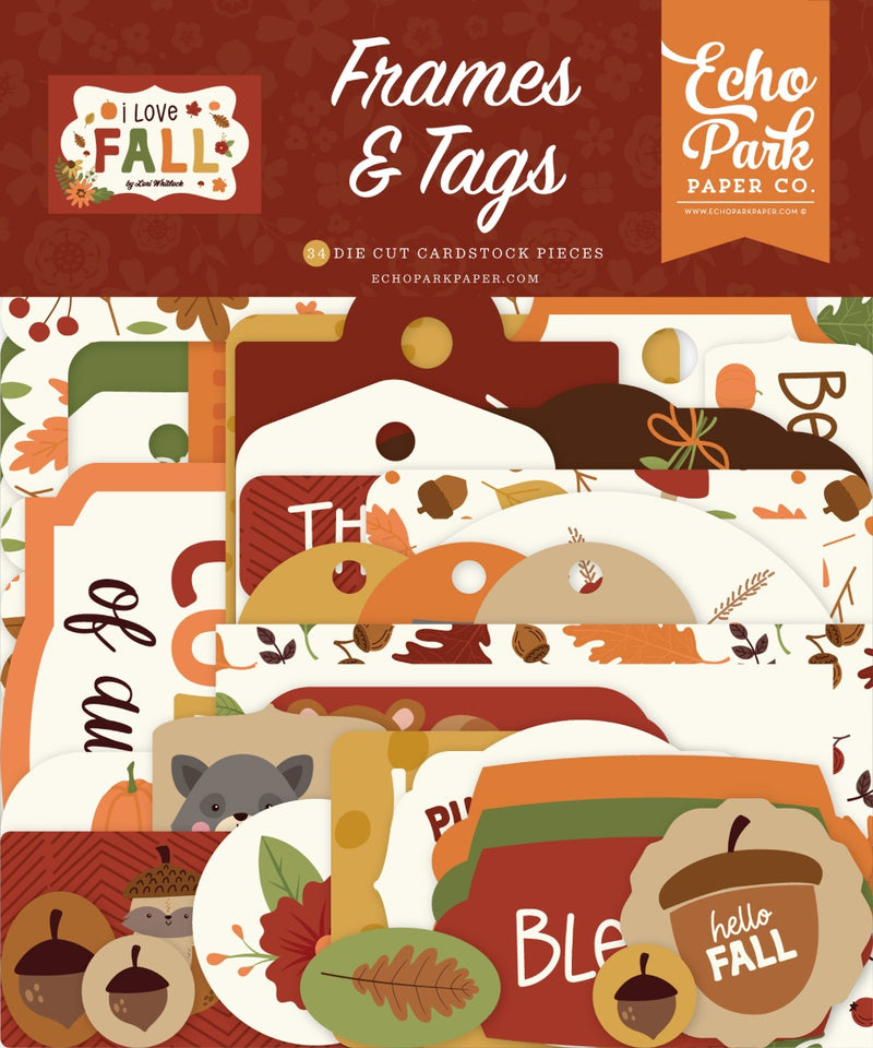 I Love Fall Frames & Tags- Echo Park