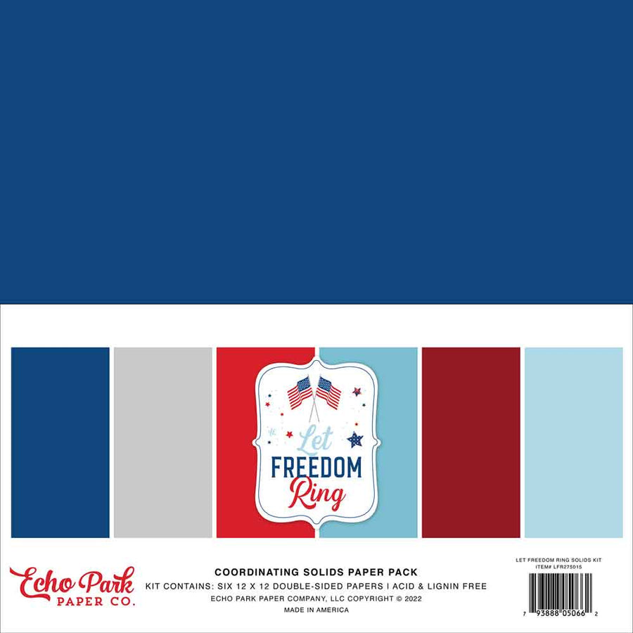 Let Freedom Ring Solids Kit - Echo Park