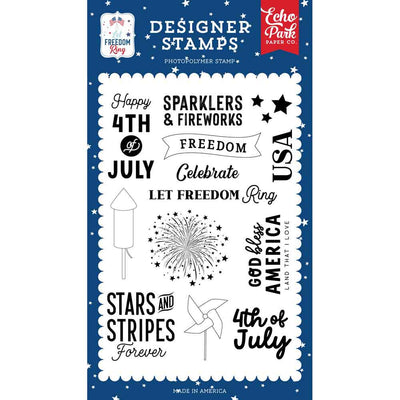 Freedom Stamp Set - Let Freedom Ring - Echo Park