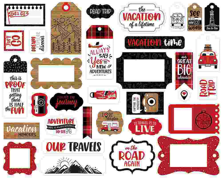 Let's Go Anywhere Frames & Tags - Echo Park