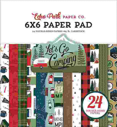 Let's Go Camping 6" x 6" Paper Pad - Echo Park