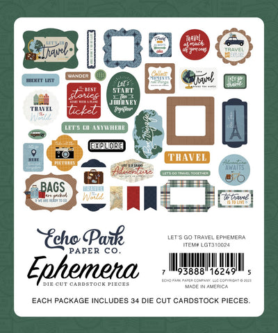 Ephemera - Let's Go Travel Collection - Echo Park