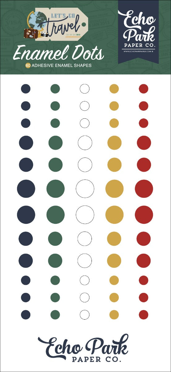 Enamel Dots - Let's Go Travel Collection - Echo Park