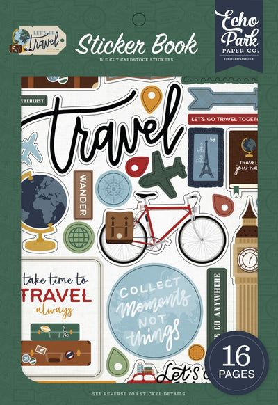 Sticker Book - Let's Go Travel Collection - Echo Park