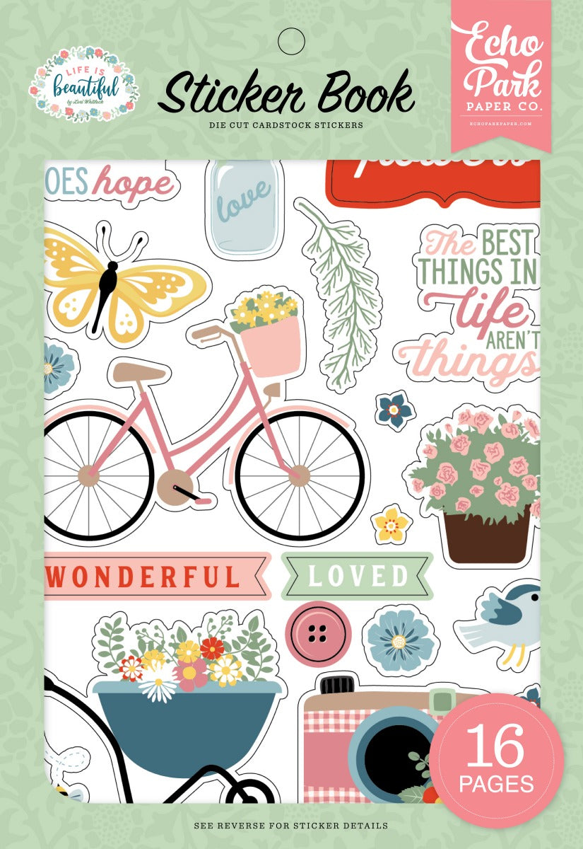 Sticker Book - Life is Beautiful - Echo Park
