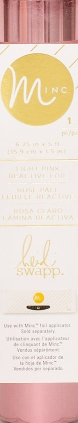 Light Pink Minc Reactive Foil 6" x 60"by Heidi Swapp packaging