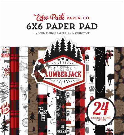 Let's Lumberjack 6" x 6" Paper Pad - Echo Park