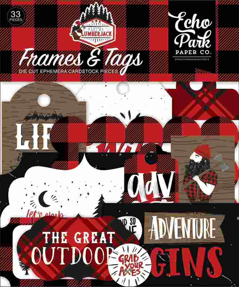 Let's Lumberjack Frames & Tags - Echo Park