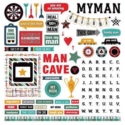 You're the Man Element Stickers - Becky Moore - PhotoPlay