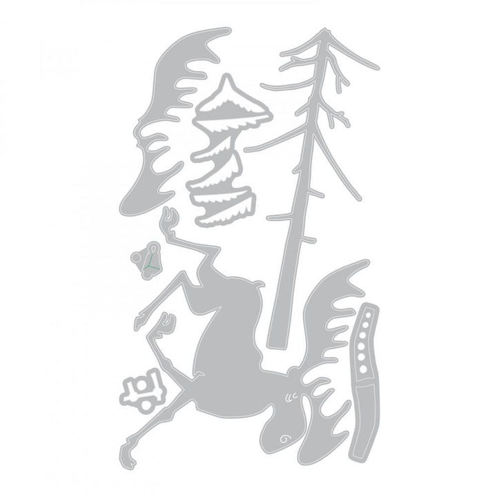 Sizzix Thinlits Die Set 7PK - Merry Moose