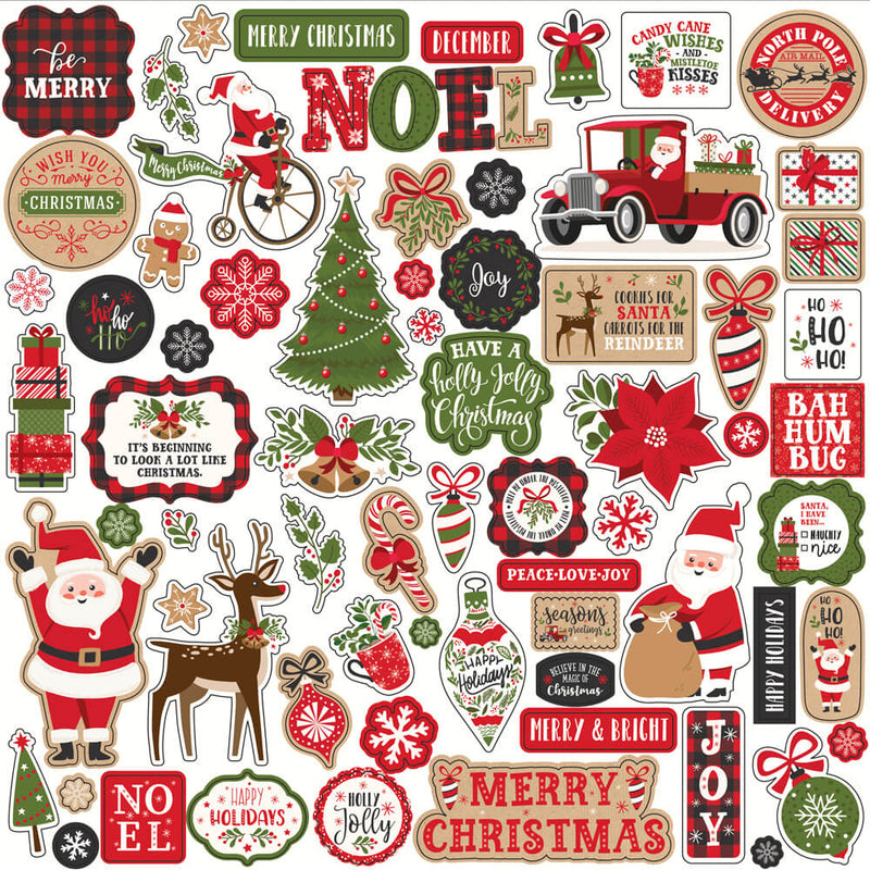 My Favorite Christmas Element Stickers - Echo Park
