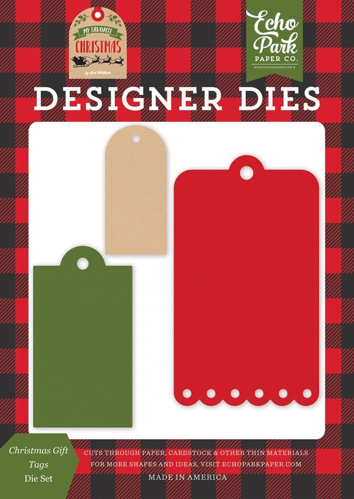 Christmas Gift Tags Die Set - My Favorite Christmas - Echo Park - Clearance