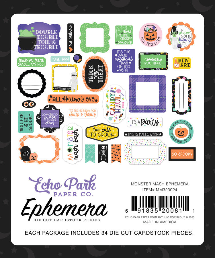 Monster Mash Ephemera - Echo Park