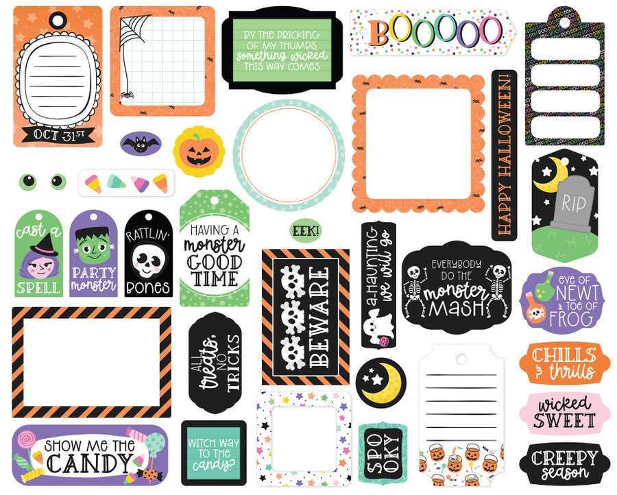 Monster Mash Frames & Tags - Echo Park