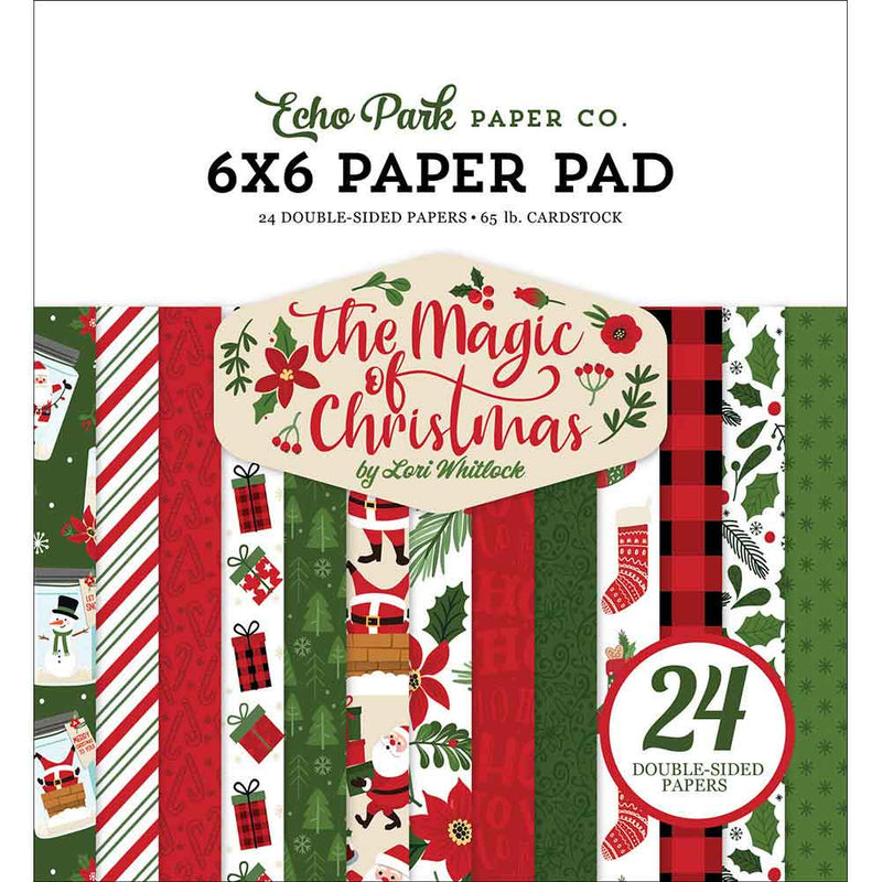 The Magic Of Christmas 6" x 6" Patterned Paper Pad - Echo Park - Clearance