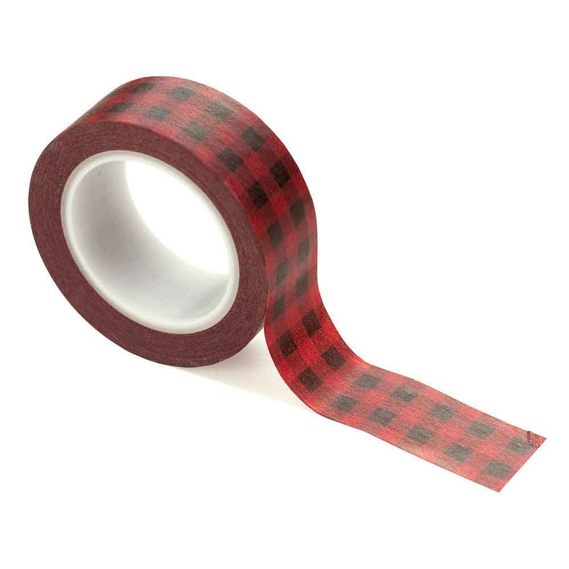 Red Buffalo Plaid Washi Tape - The Magic Of Christmas - Echo Park