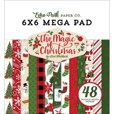 The Magic Of Christmas Cardmakers 6" x 6" Mega Pad - Echo Park