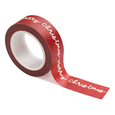 Merry Christmas Script Washi Tape - The Magic Of Christmas - Echo Park