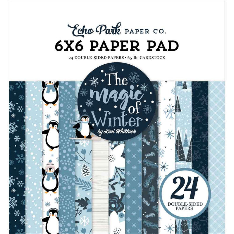 The Magic Of Winter 6" x 6" Paper Pad - Lori Whitlock - Echo Park