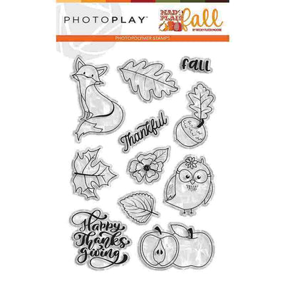 Mad 4 Plaid Fall Stamps - Becky Fleck Moore - PhotoPlay - Clearance