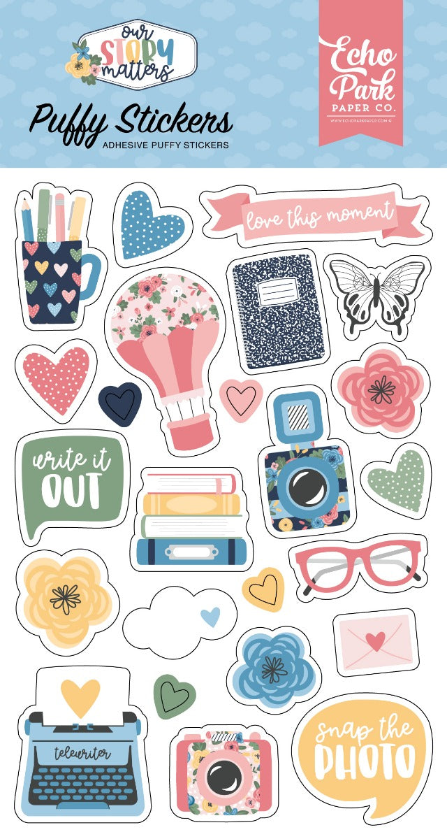 Puffy Stickers - Our Story Matters - Echo Park
