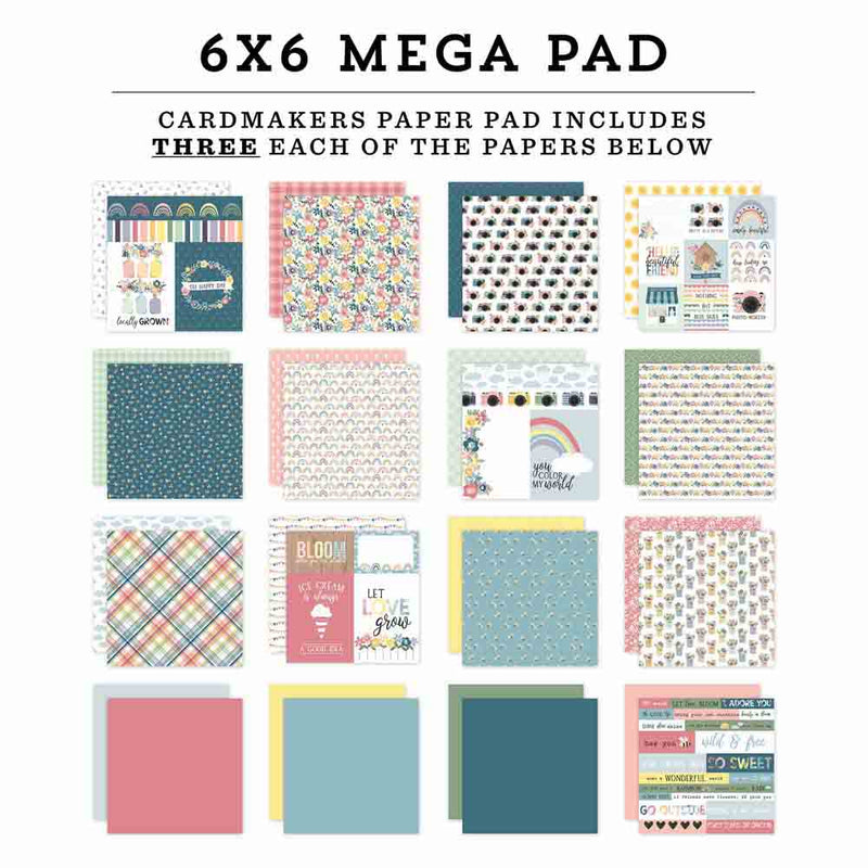 New Day Cardmakers 6" x 6" Mega Pad - Echo Park
