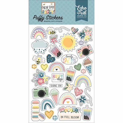 New Day Puffy Stickers - Echo Park