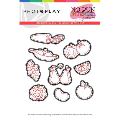 Fruits & Veggies Dies - No Pun Intended - Becky Fleck - PhotoPlay - Clearance