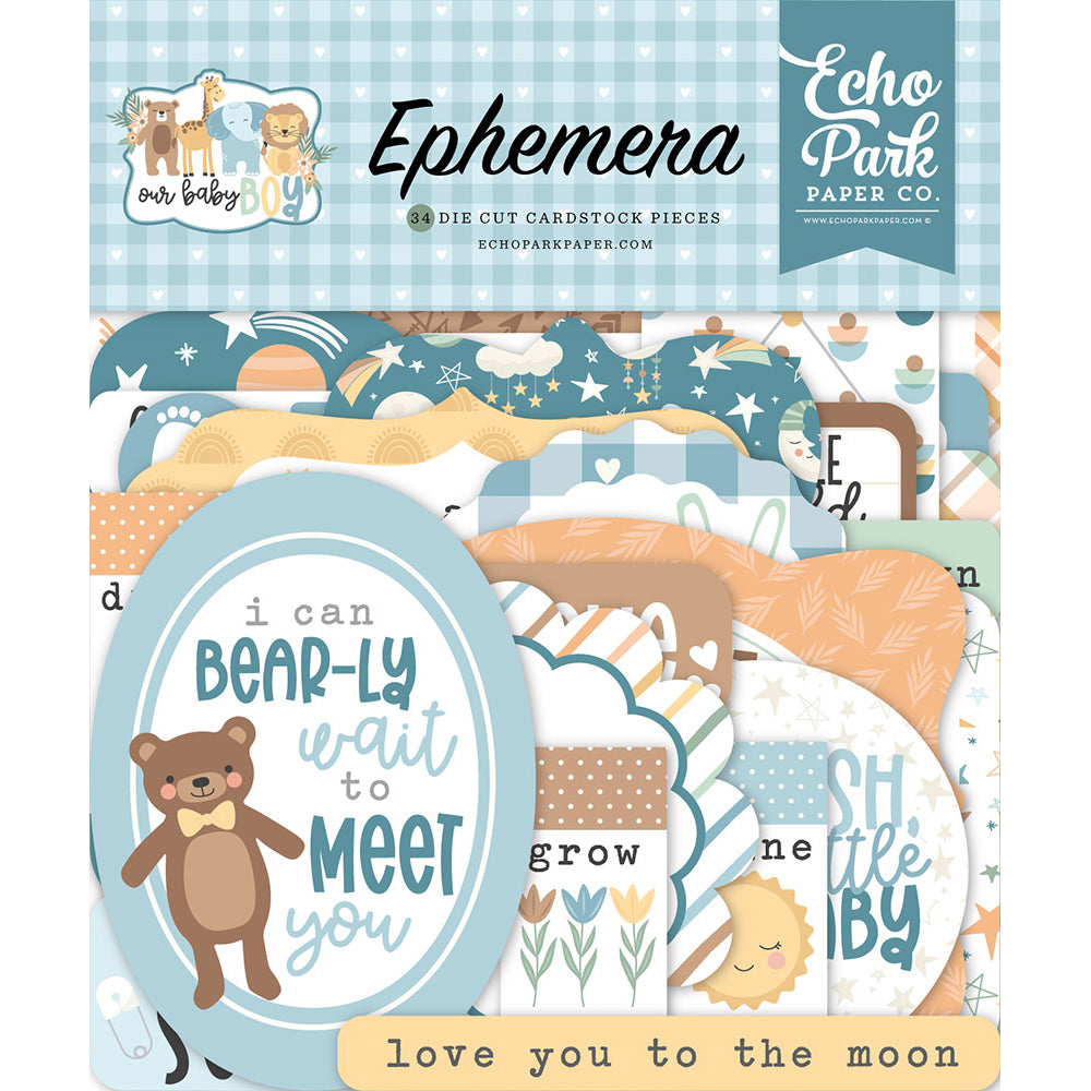 Ephemera - Our Baby Boy Collection - Echo Park