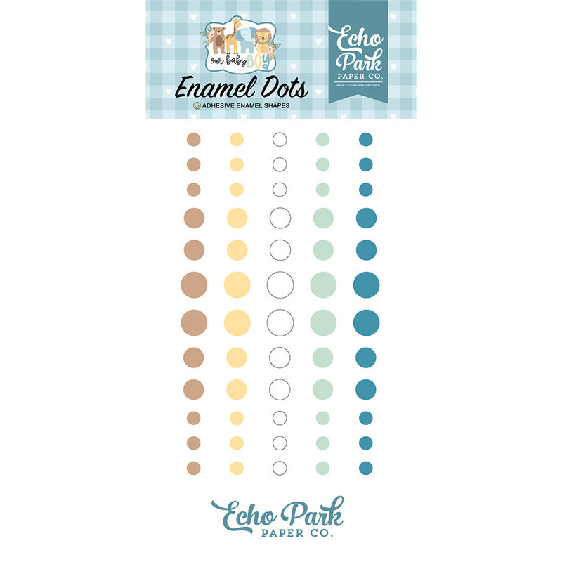 Enamel Dots - Our Baby Boy Collection - Echo Park
