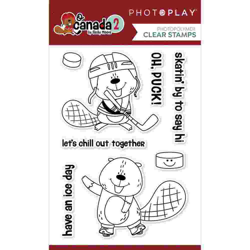Beaver Hockey Stamps - O Canada 2 - PhotoPlay -Clearance