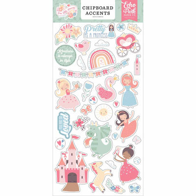 Our Little Princess Chipboard Accents - Echo Park