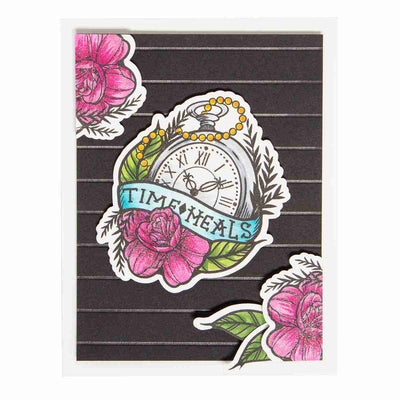 Spellbinders One Day at a time die and stamp set