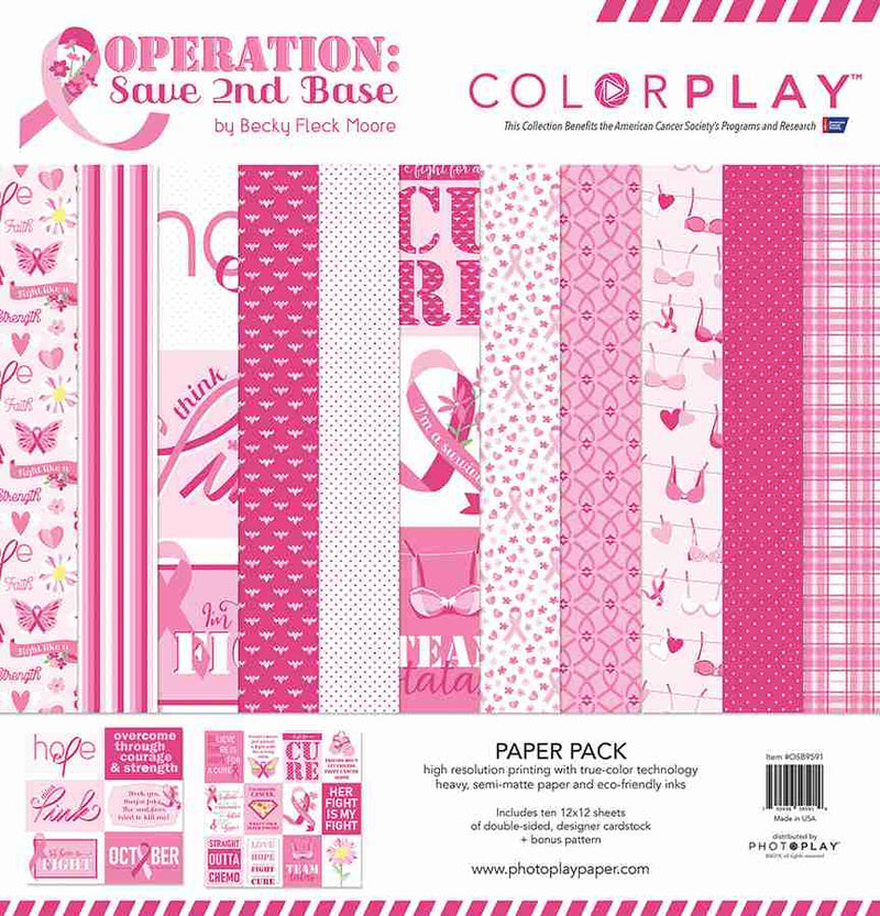 Operation Save 2nd Base Paper Pack - Becky Fleck Moore - PhotoPlay