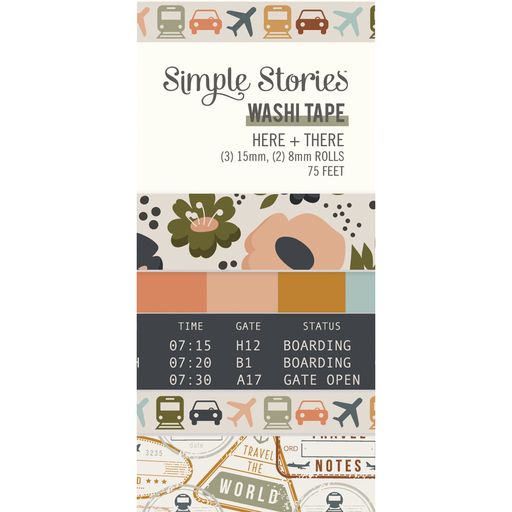 Washi Tape - Here + There Collection - Simple Stories