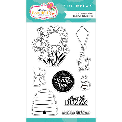 Oh What a Beautiful Day Stamp Set - Michelle Coleman - PhotoPlay - Clearance