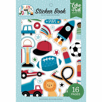 Play All Day Boy Sticker Book - Echo Park - Clearance