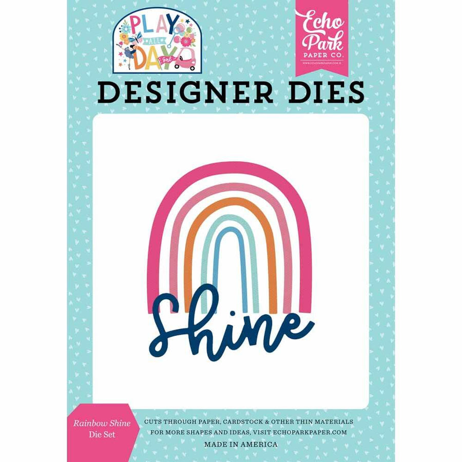 Rainbow Shine Die Set - Play All Day Girl - Echo Park
