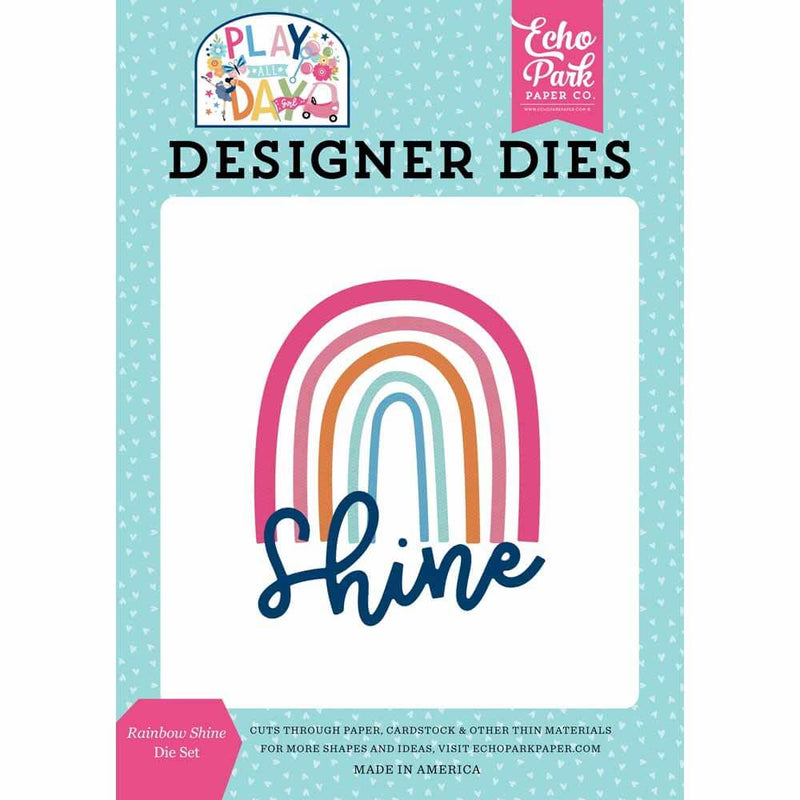 Rainbow Shine Die Set - Play All Day Girl - Echo Park