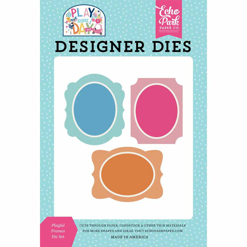 Playful Frames Die Set - Play All Day Girl - Echo Park - Clearance