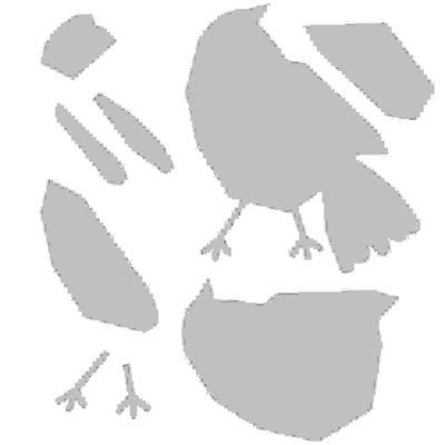 Patchwork Bird Bigz Die - Tim Holtz - Sizzix - Clearance