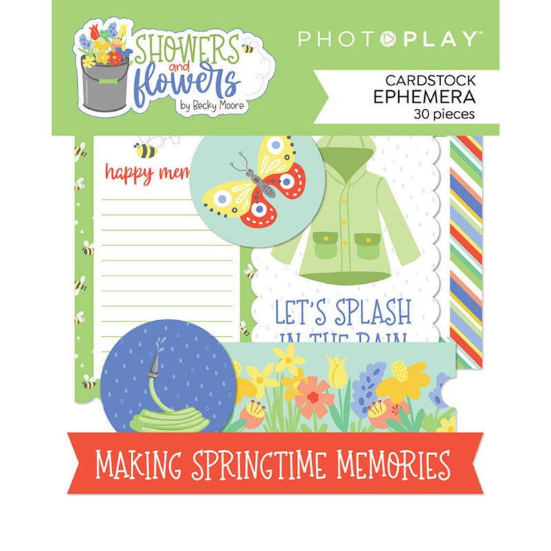 Showers and Flowers Ephemera - Becky Moore - Photo Play