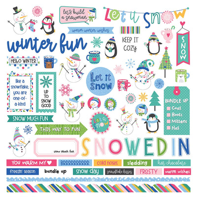 Snow Day Element Stickers - Becky Moore - PhotoPlay