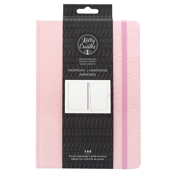 Kelly Creates Pink Suede Creative Journal