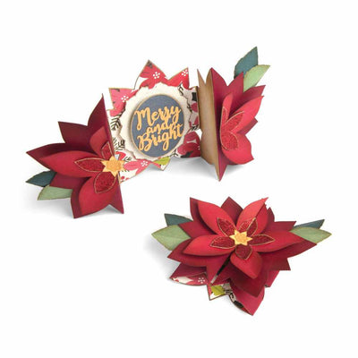 Jen Long Poinsettia Fold a Long Card