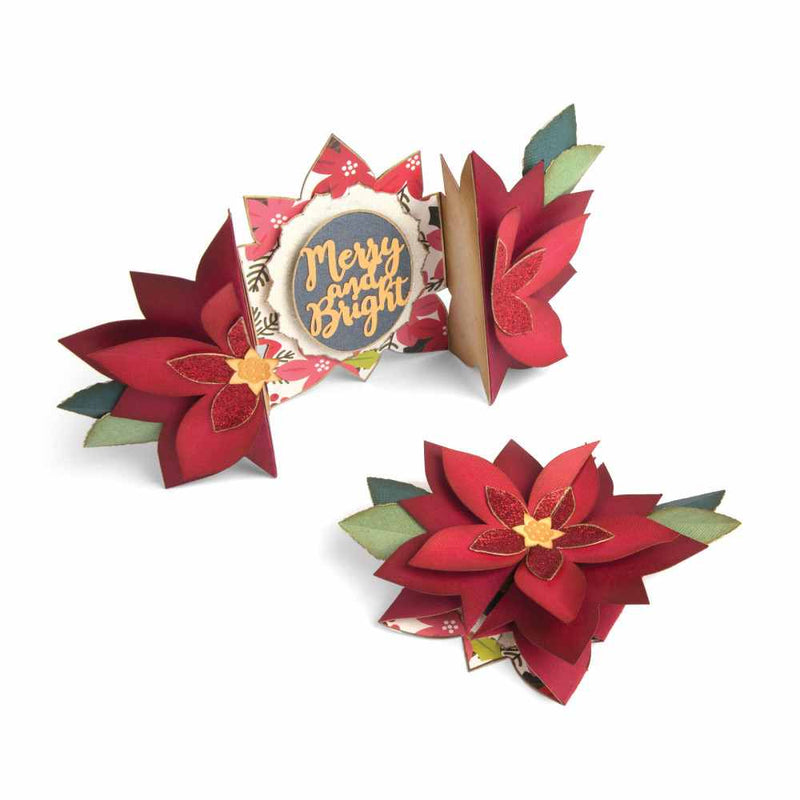 Jen Long Poinsettia Fold a Long Card